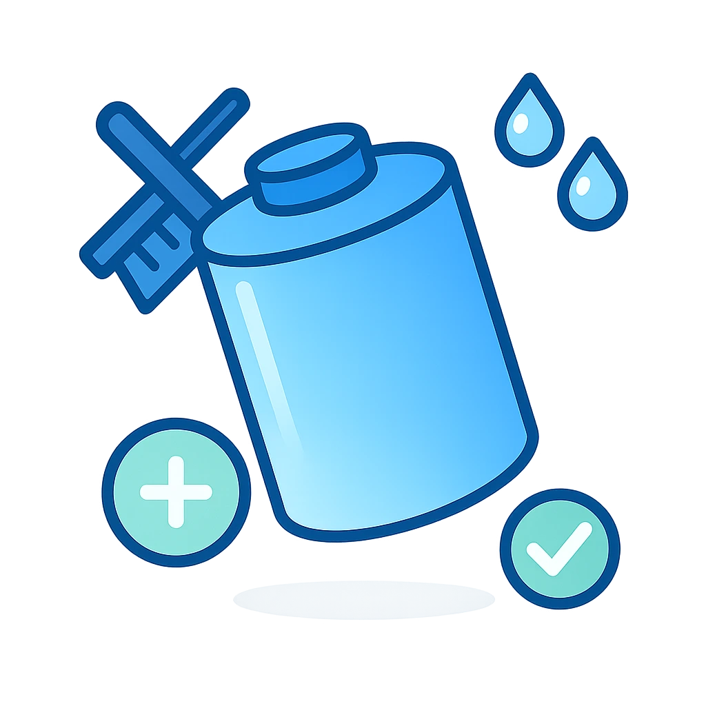 Limpeza de caixa d'água potável